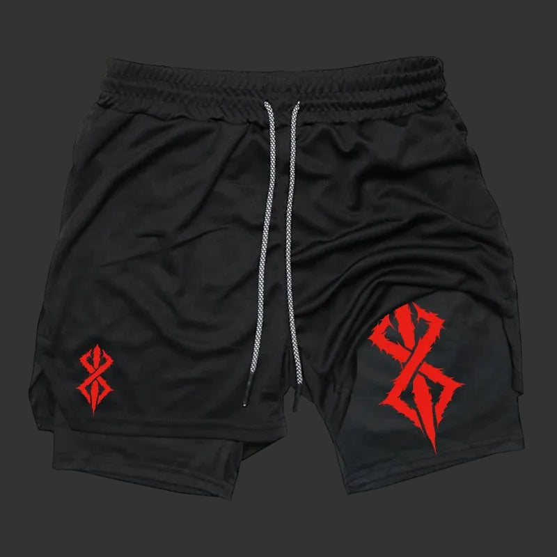 Men's Anime Running Shorts