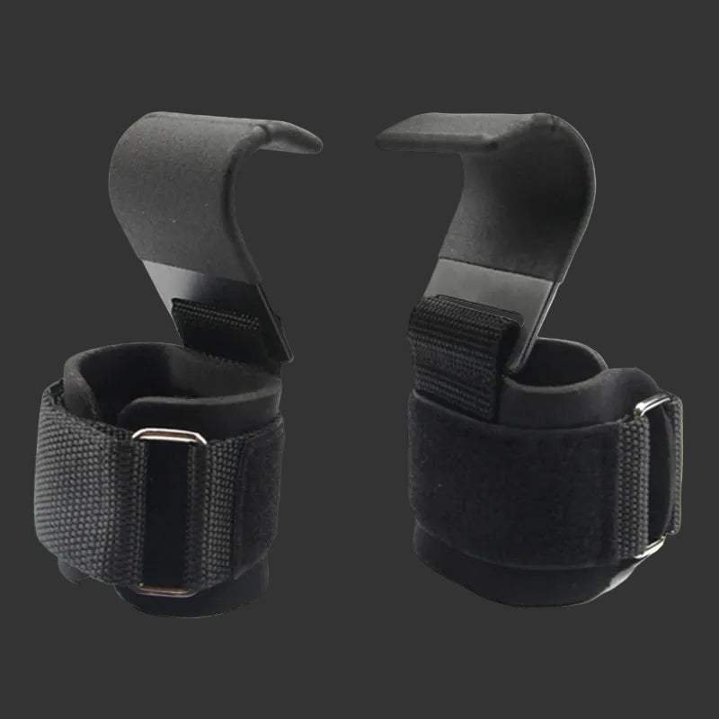 Hook Grips With Wrist Wraps