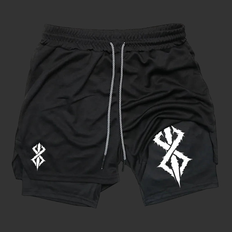 Men's Anime Running Shorts