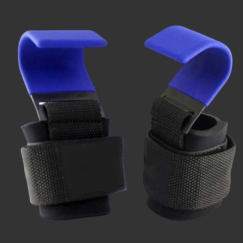 Hook Grips With Wrist Wraps