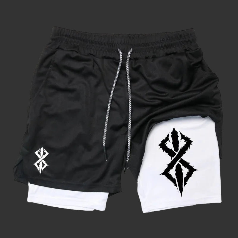Men's Anime Running Shorts