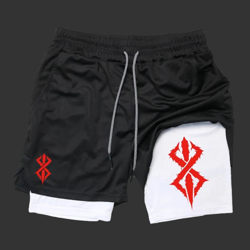 Men's Anime Running Shorts