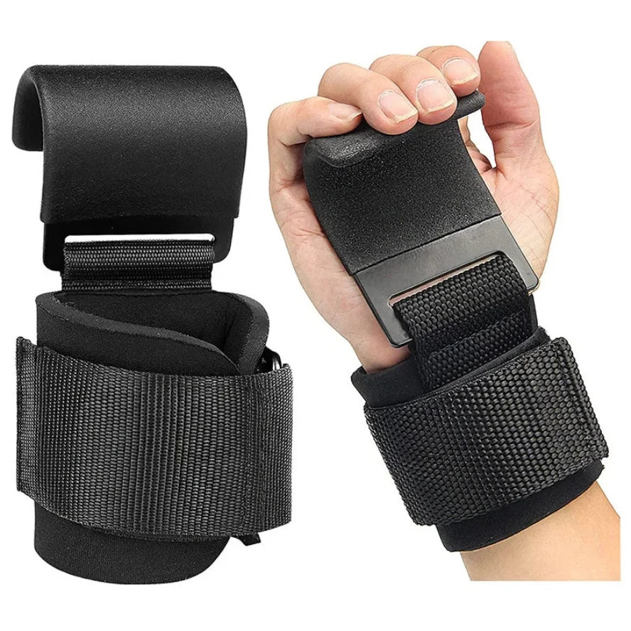 Hook Grips With Wrist Wraps